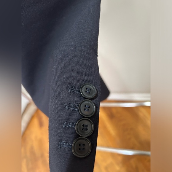 Zara Navy Blue Oversized Blazer - Picture 4 of 7